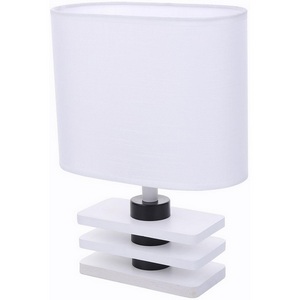 Изображение товара Настольная лампа Lumion Maderana 8206/1T белый, дерево/текстиль E27 1*60W 220V