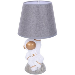 Изображение товара Детская настольная лампа Lumion Atlas 8208/1T белый/серый, керамика/текстиль Е27 1*60W 220V