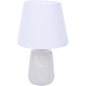 Изображение товара Настольная лампа Lumion Sinna 8212/1T белый жемчужный/белый, керамика/текстиль Е27 1*60W 220V