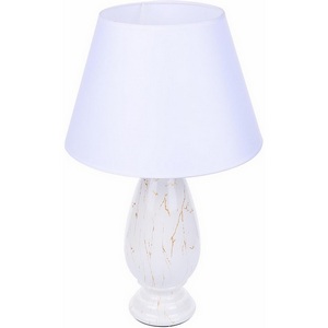 Изображение товара Настольная лампа Lumion Sharlin 8218/1T белый, керамика/текстиль Е27 1*60W 220V