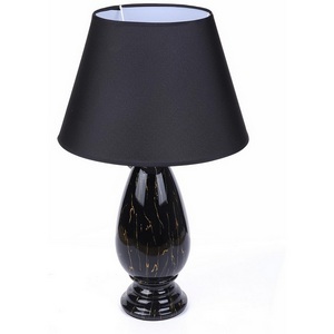 Изображение товара Настольная лампа Lumion Sharlin 8219/1T черный, керамика/текстиль Е27 1*60W 220V