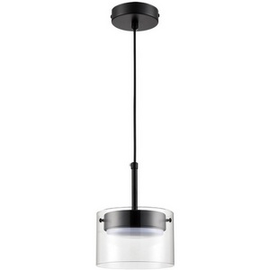 Изображение товара Подвесной светильник Lumion Natalina 8232/1 черный/прозрачный, металл/стекло LED GX70 1*10W 220V