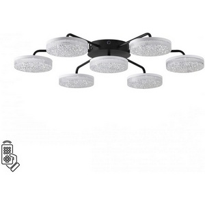 Изображение товара Люстра потолочная светодиодная на 20 м? Lumion Didana 8236/7CL черный, металл/акрил с пультом ДУ LED 90W 3000-6000К 220V