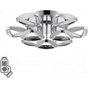 Изображение товара Люстра потолочная светодиодная на 20 м? Lumion Ruana 8239/9CL хром, металл/пластик с ПДУ LED 120W 3000-6000K 220V