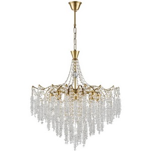 Изображение товара Подвесная люстра Lumion Kristina 8243/8 латунь металл/хрусталь E14 8*40W 220V с подвесками