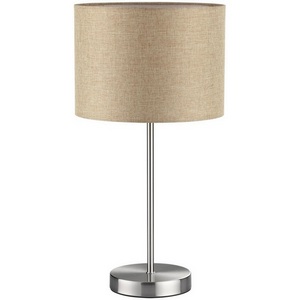 Изображение товара Настольная лампа Lumion Nikki 8250/1T никель/бежевый, металл/текстиль Е27 60W 220V