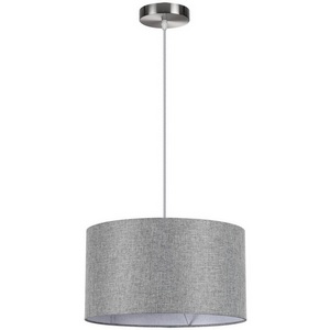 Изображение товара Подвесной светильник Lumion Nikki 8251/2 никель/серый, металл/текстиль Е27 2*60W 220V