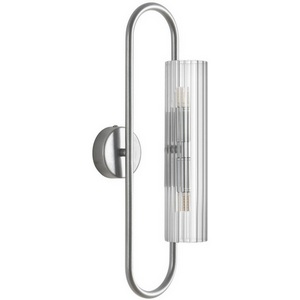 Изображение товара Бра Lumion Toronto 8258/2W серебро/прозрачный, металл/стекло G9 2*20W 220V