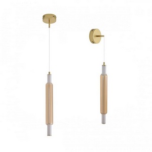 Изображение товара Бра подвесное светодиодное/подвесной светильник Lumion Trendy 8259/15WCL золото/амбер, металл/акрил/стекло LED 15W 4000К 220V