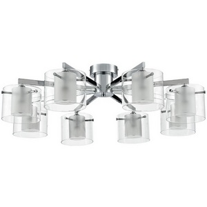 Изображение товара Потолочная люстра Lumion Verdi 8261/8C металл/стекло, хром/прозрачный E14 8*40W 220V