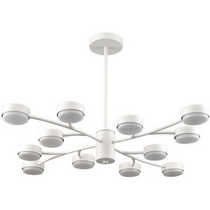 Изображение товара Потолочная люстра на штанге Lumion Torina 8265/12 металл, белый GX53 LED 12*7W 220V