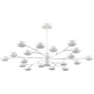 Изображение товара Потолочная люстра на штанге Lumion Torina 8265/18 металл, белый GX53 LED 18*7W 220V