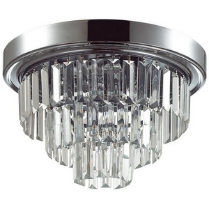 Изображение товара Потолочная люстра Lumion Zaha 8266/4C хром/хрусталь металл/прозрачный Е14 4*40W 220V с подвесками