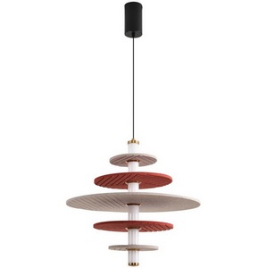 Изображение товара Подвесной светильник светодиодный Lumion Felta 8296/14ALчерный/бежевый/бурый, металл/фетр/акрил LED 14W 3000K 220V