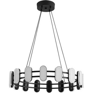Изображение товара Люстра подвесная Lumion Ovela 8342/35L черный/белый металл/акрил LED 35W 4000K 220V