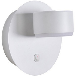 Изображение товара Настенный светильник с выключателем Lumion Torina 8343/1W белый, металл GX53 LED 1*7W 220V