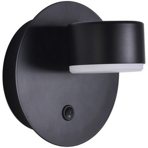 Изображение товара Настенный светильник с выключателем Lumion Torina 8344/1W черный, металл GX53 LED 1*7W 220V