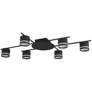 Изображение товара Потолочная люстра Lumion Berty 8362/6C черный, металл/акрил GX53 LED 6*7W 220V BERTY Изображение товара Потолочная люстра Lumion Berty 8362/6C черный, металл/акрил GX53 LED 6*7W 220V BERTY