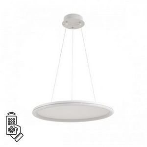 Изображение товара Умная люстра подвесная Alis Smart 8380/45L белый, металл/акрил с ПДУ и голосовым управлением LED 45W 3000-6500К 220V