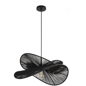 Изображение товара Подвесной светильник Lumion Rope 8382/1 черный, металл/джутовый шнур E27 40W 220V