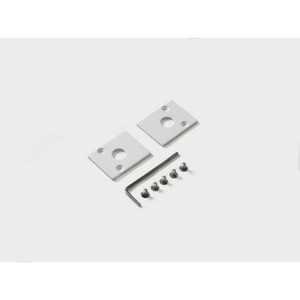 Изображение товара Комплект заглушек 2шт для встраиваемого низкопрофильного шинопровода, белый Lumker SY-LINK SY-LINK-ECS-T2S-WH