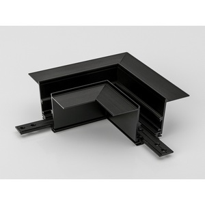 Изображение товара Коннектор угловой горизонтальный для встраиваемого глубокого шинопровода SY-LINK под шпаклевку Lumker SY-LINK SY-LINK-CNLV-T2-BL