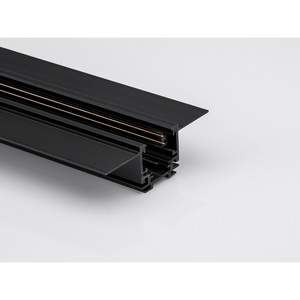 Изображение товара Шинопровод низковольтный встраиваемый низкопрофильный под шпаклевку черный 48V 2,5 м Lumker SY-LINK-20T2S-2.5-BL