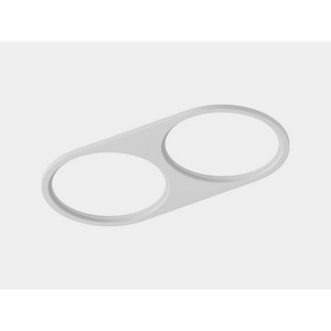 Изображение товара Рамка двойная круглая белая Lumker Combo Mini 2.0 C-2MINI-FR2R-WH