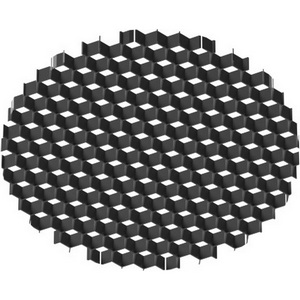 Изображение товара Антибликовая решетка Lumker Villy 2.0 VL-S2-HC черная