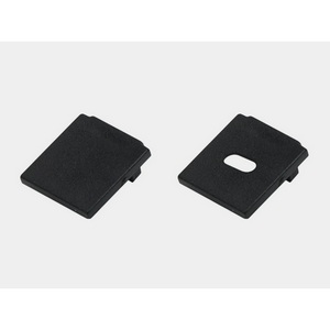 Изображение товара Заглушки черные для профиля LS-12-BL, (комплект 2 шт.) Lumker LS-12-BL-ECS