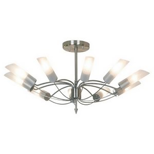 Изображение товара Большая потолочная люстра IP21 Lussole Lano LSA-2813-10