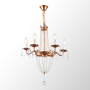 Изображение товара Подвесная хрустальная люстра Lussole Rains LSP-6002 подсвечник