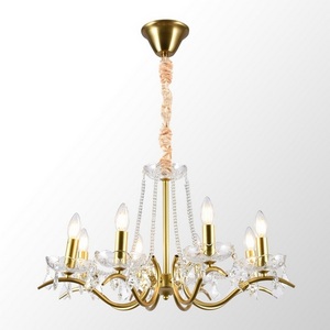 Изображение товара Подвесная хрустальная люстра Lussole Rains LSP-6006 подсвечник