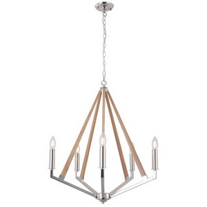 Изображение товара Подвесная люстра IP21 Lussole Clovis LSP-8744 в виде свечи