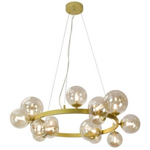 Изображение товара Люстра подвесная шириной 80 см молекулы Lussole LSP-8751
