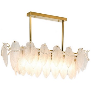 Изображение товара Потолочная люстра IP21 на штанге Lussole Hesperia LSP-8840 листья