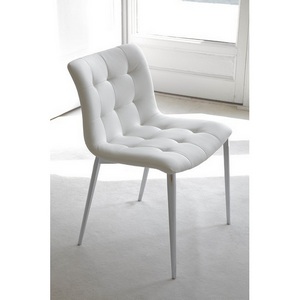 Изображение товара Стул KUGA 40.38 (G093 хром/ TR505 белый, экокожа) (арт.)