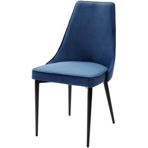 Изображение товара Стул СИНИЙ #29, велюр/ черный каркас NEPAL-P