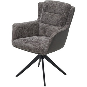 Изображение товара Стул GARLAND 360 град. поворот. HAGA-16 Серый, ткань/ GINO-457 Серый, ткань/ Черный, ®DISAUR
