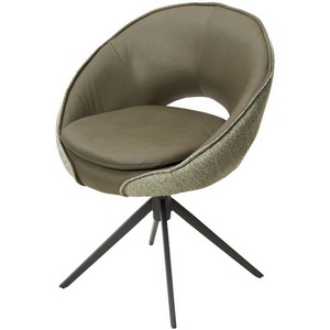 Изображение товара Стул ANABEL 360 град. поворот Зеленый F07-003-01 / MONTECRISTO 8421 / серый каркас, ®DISAUR (арт.)