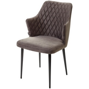 Изображение товара Стул ГРАФИТ #14 велюр / черный каркас HERMAN