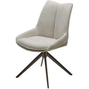 Изображение товара Стул OSKAR 360 град. поворот. KN01-05 Бежевый/ BZ1046-11 Бежевый/ Шоколадное золото каркас, ®DISAUR