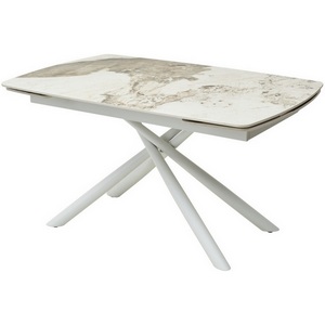 Изображение товара Стол с боковыми вставками на 8 персон SINTERED STONE/ Rivoli (прямоугольная столешница, 4 ножки)