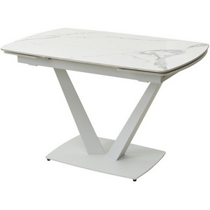 Изображение товара Стол с боковыми вставками на 6 персон STATUARIO SINTERED/ ALATRI (прямоугольная столешница)