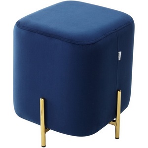 Изображение товара Пуф для гостиной ARES BLUVEL-86 NAVY BLUE / GOLD М-City