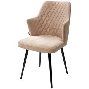 Изображение товара Стул град. #5, велюр / черный каркас HERMAN