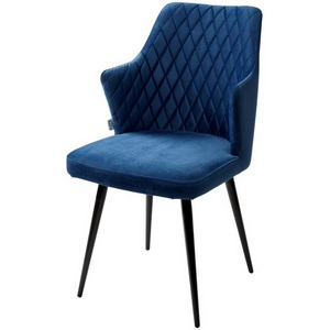 Изображение товара Стул град. СИНИЙ #29, велюр / черный каркас