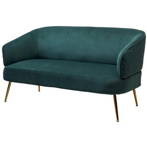 Изображение товара Скамья CIAO BLUVEL-78 Зеленый, велюр / золотой каркас М-City (850-36768)