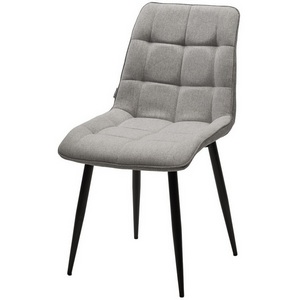 Изображение товара Стул VF-19/ VF-20 светло-серый/ серый/ черный каркас, ткань