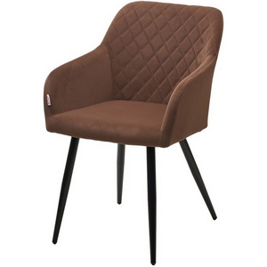 Изображение товара Стул BRANDY 505-11 Кофе, велюр "беспальчиковый" / черный каркас, М-City